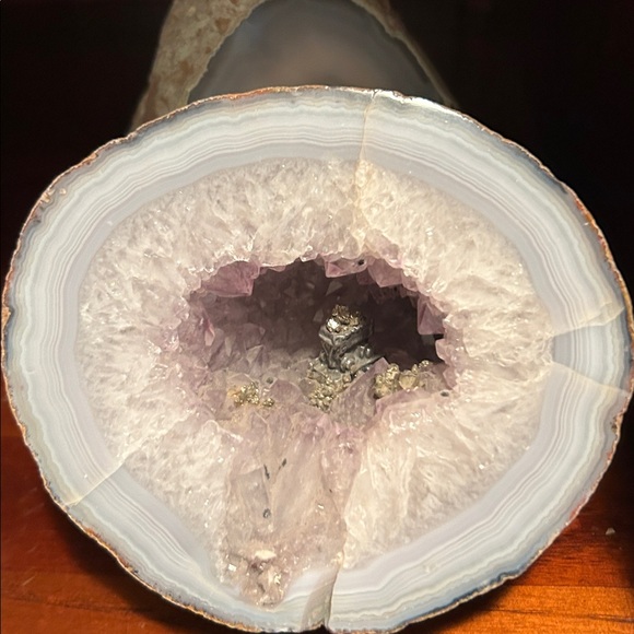 Geode Collection with Miniature Ladder and Figures - Picture 9 of 10